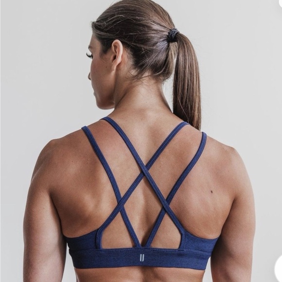 NOBULL Deep Navy Double-Strap Sports Bra - Picture 2 of 4
